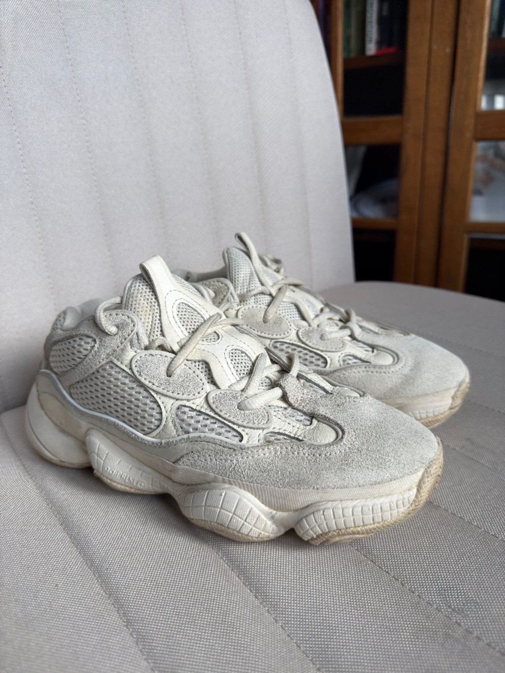 Authentic Adidas Yeezy 500 Bone White - Men's Size 4.5 / Women's 5.5